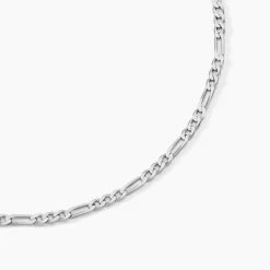 Chaîne Vivian Maille Alternee 1/3 Argent Blanc