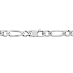 Chaîne Vivian Maille Alternee 1/3 Argent Blanc