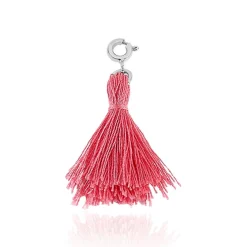 Charms Pommpomm Argent Blanc