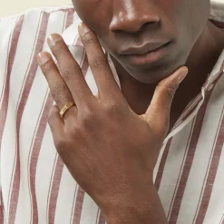 Chevaliere Or Jaune Diomedes Diamant