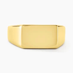 Chevalière Acier Doré Luciano