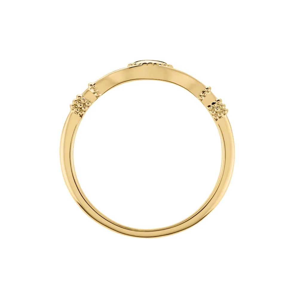 Chevalière Azteque Plaqué Or Jaune