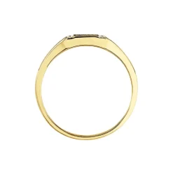 Chevalière Earl Or Jaune Diamant