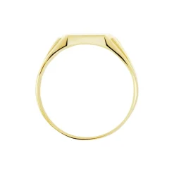 Chevalière Goliath Carree Diamantee Or Jaune