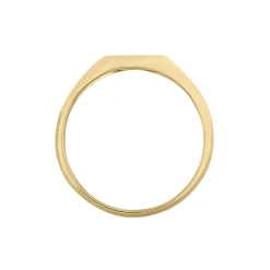 Chevalière Gwennen Plaqué Or Oxyde De Zirconium