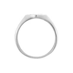 Chevalière Narva Argent Blanc