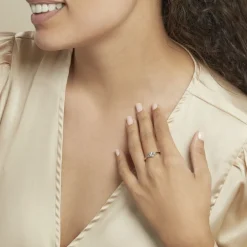 Chevalière Narva Argent Blanc