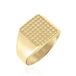 Chevalière Plaqué Or Corentin