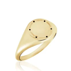 Chevalière Plaqué Or Jaune Hadrian
