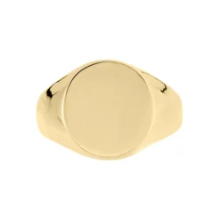 Chevalière Plaqué Or Jaune Aureliano