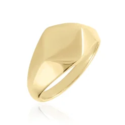 Chevalière Sebastiano Plaqué Or Jaune