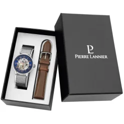 Coffret De Montre Pierre Lannier Automatique Bleu