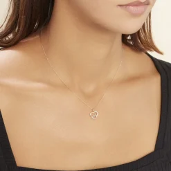 Collier Abeni Or Jaune Diamant