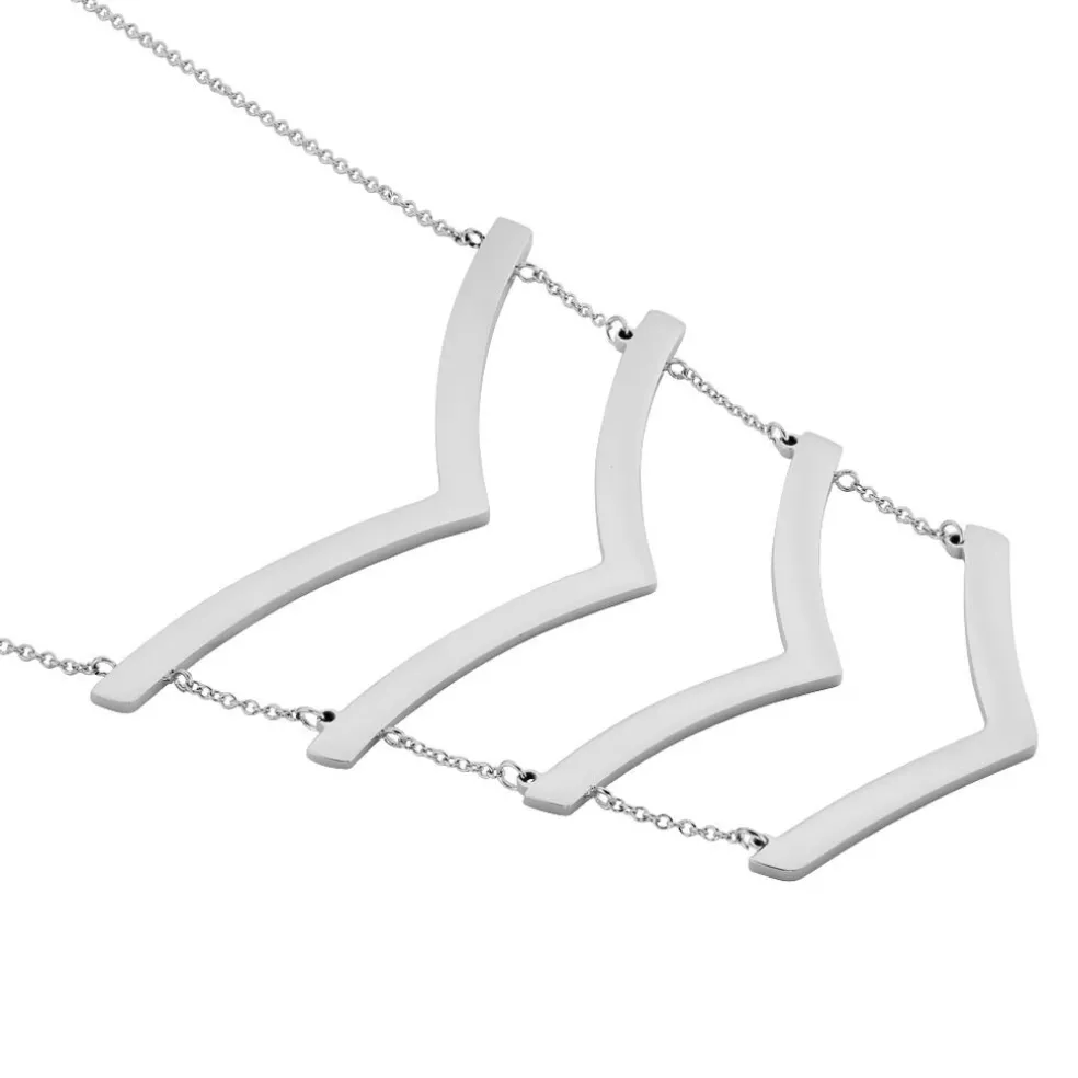 Collier Abid Acier Blanc