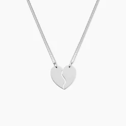 Collier Abrar Argent Blanc