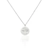 Collier Acier Blanc Ganet