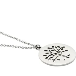 Collier Acier Blanc Ganet