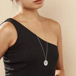 Collier Acier Blanc Ganet