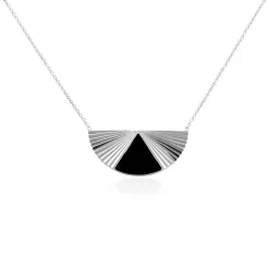 Collier Acier Blanc Sunshine