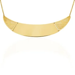 Collier Acier Jaune