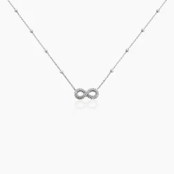 Collier Aella Argent Blanc