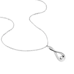 Collier Aelys Acier Blanc