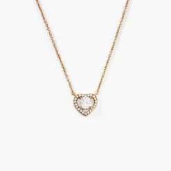 Collier Alais Plaqué Or Jaune Oxyde De Zirconium