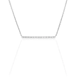 Collier Alayna Or Blanc Diamant