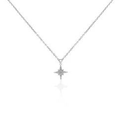 Collier Alcyone Argent Blanc