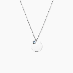 Collier Aleksandra Argent Blanc Oxyde De Zirconium