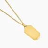 Collier Alessio Acier Jaune