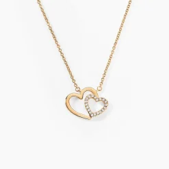 Collier Alexandra Plaqué Or Jaune Oxyde De Zirconium