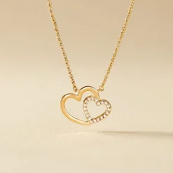 Collier Alexandra Plaqué Or Jaune Oxyde De Zirconium