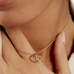 Collier Alexandra Plaqué Or Jaune Oxyde De Zirconium