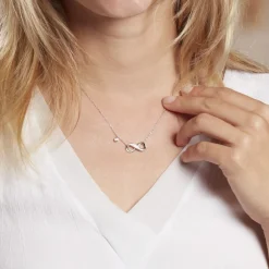 Collier Alexandros Argent Oxyde De Zirconium