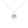 Collier Alive Argent Blanc Oxyde De Zirconium