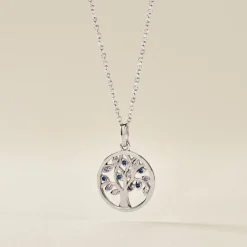 Collier Alive Argent Blanc Oxyde De Zirconium