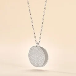 Collier Almira Argent Blanc
