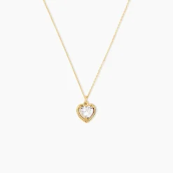 Collier Althea Or Jaune Oxyde De Zirconium