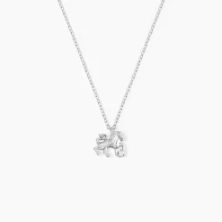 Collier Amalthee Argent Blanc Oxyde De Zirconium