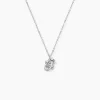 Collier Amalthee Argent Blanc Oxyde De Zirconium