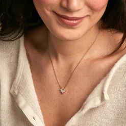 Collier Amazonia Plaqué Or Jaune Oxyde De Zirconium