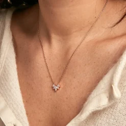 Collier Amazonia Plaqué Or Jaune Oxyde De Zirconium