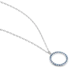 Collier Ambroisie Argent Blanc Oxyde De Zirconium