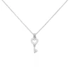 Collier Amy Argent Blanc Oxyde De Zirconium