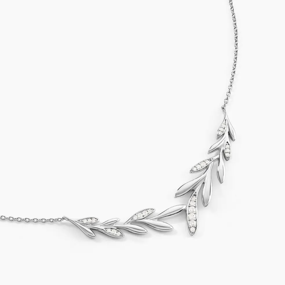 Collier Andeol Argent Blanc Oxyde De Zirconium