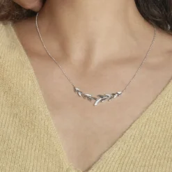 Collier Andeol Argent Blanc Oxyde De Zirconium