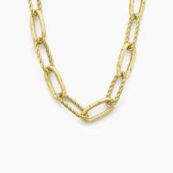 Collier Andria Acier Jaune