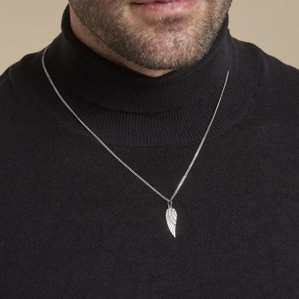 Collier Angyalka Acier Blanc