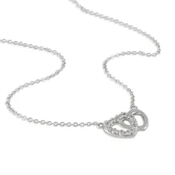 Collier Annae Argent Blanc Oxyde De Zirconium